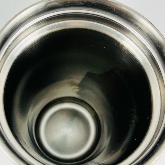 Starbucks 2012 Stainless Steel Silver Embossed Cold Cup Tumbler 16oz No Straw - Picture 4 of 9